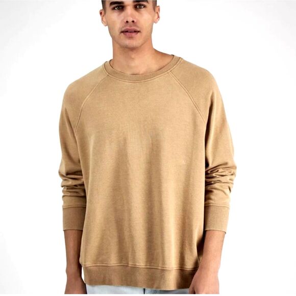 NWT AND NOW THIS Cotton Blend Crew Neck Sweatshirt grunge campwoodsy Sz S - Picture 1 of 8